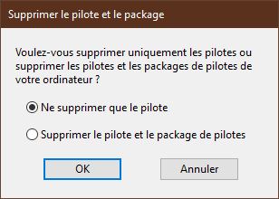 Supprimer un pilote d’impression